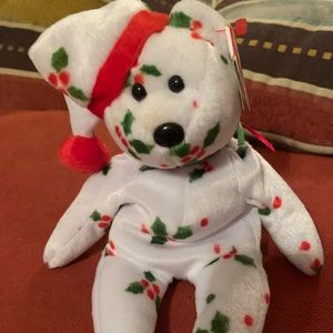 TY Beanie Baby 1998 Holiday Teddy
